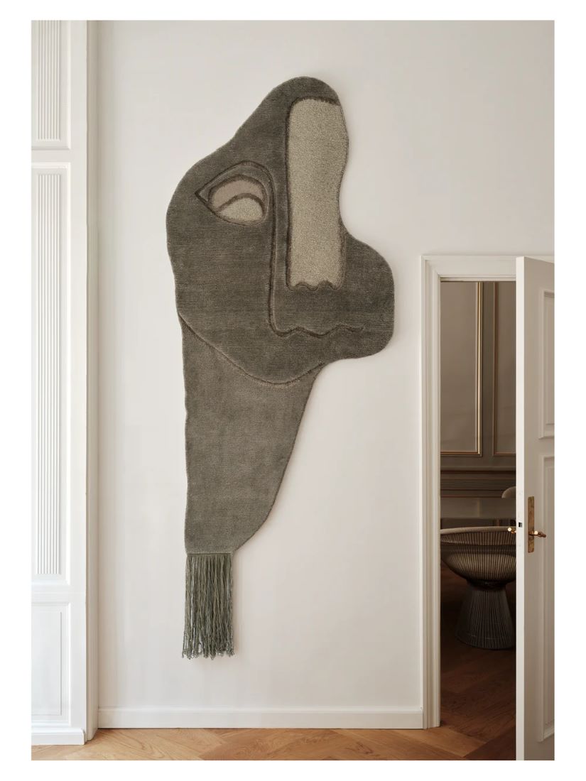 Linie Design Unmasked Eye Wandteppich