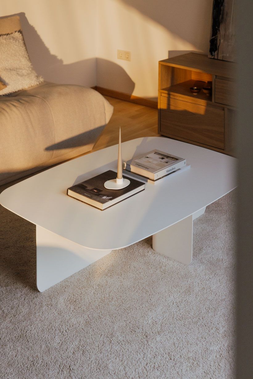 Metallbude Couchtisch Livia