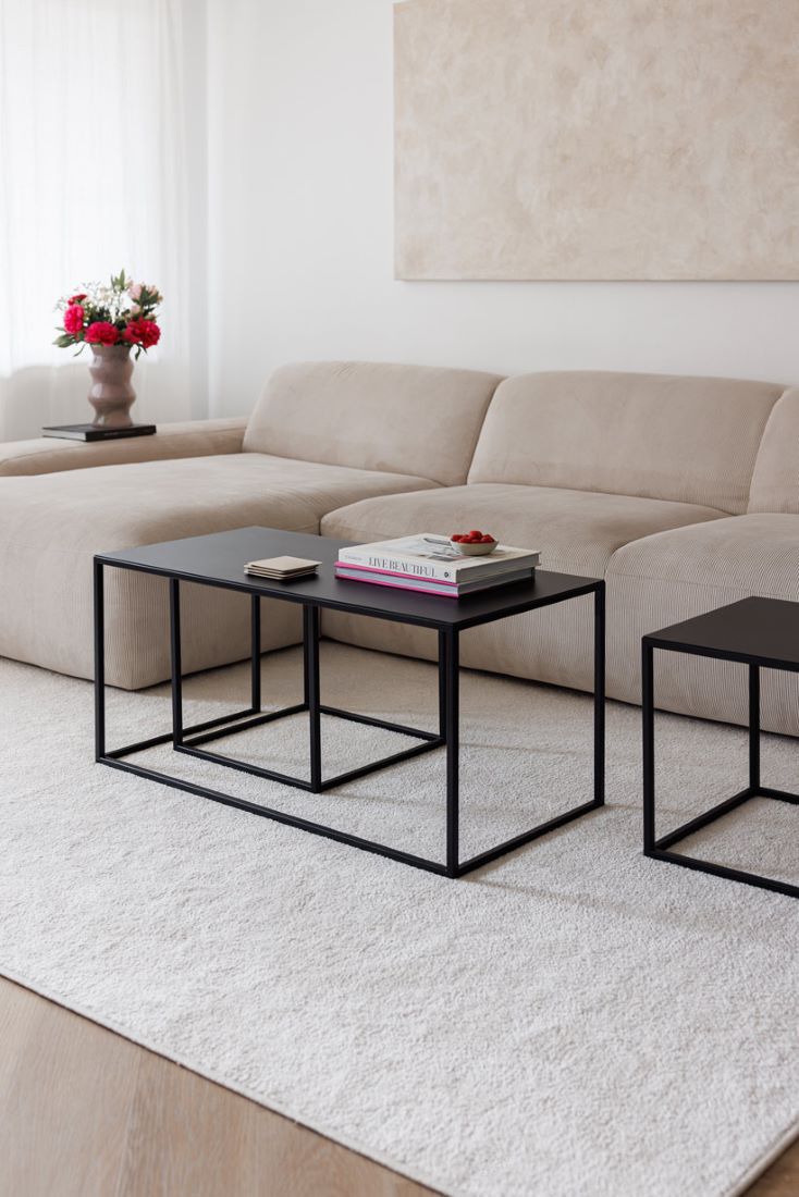 Metallbude Couchtisch Tre Semnia X