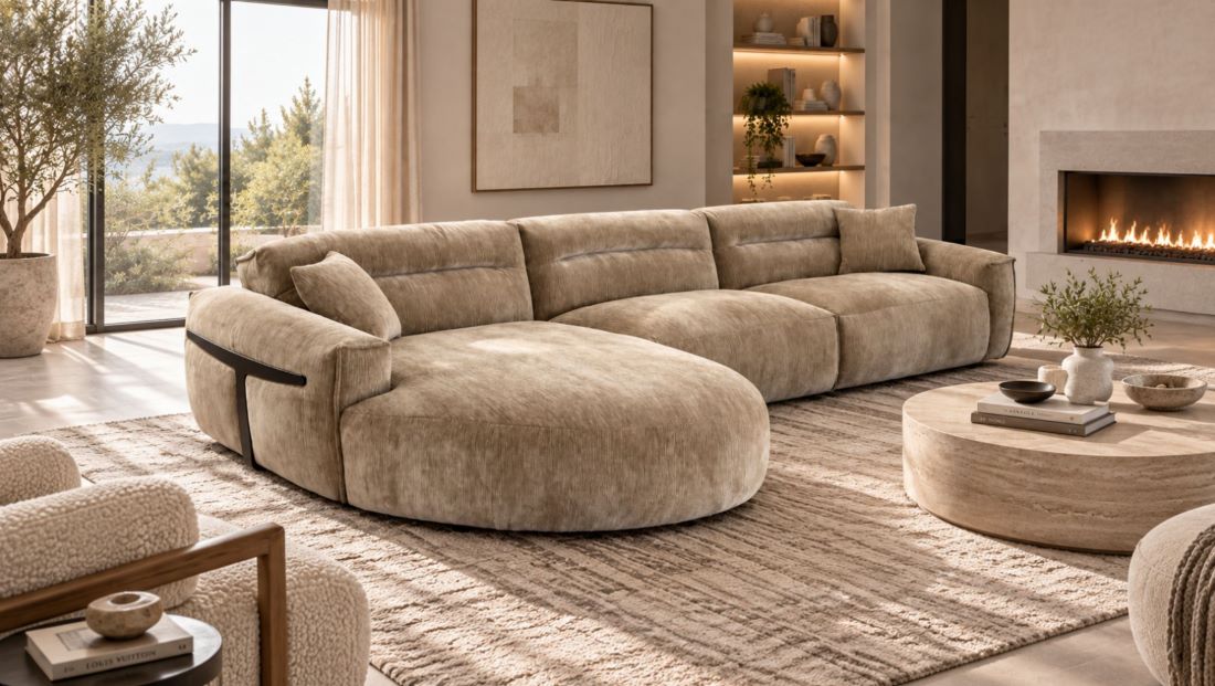 Organic Designer Sofa Canto von Primavera