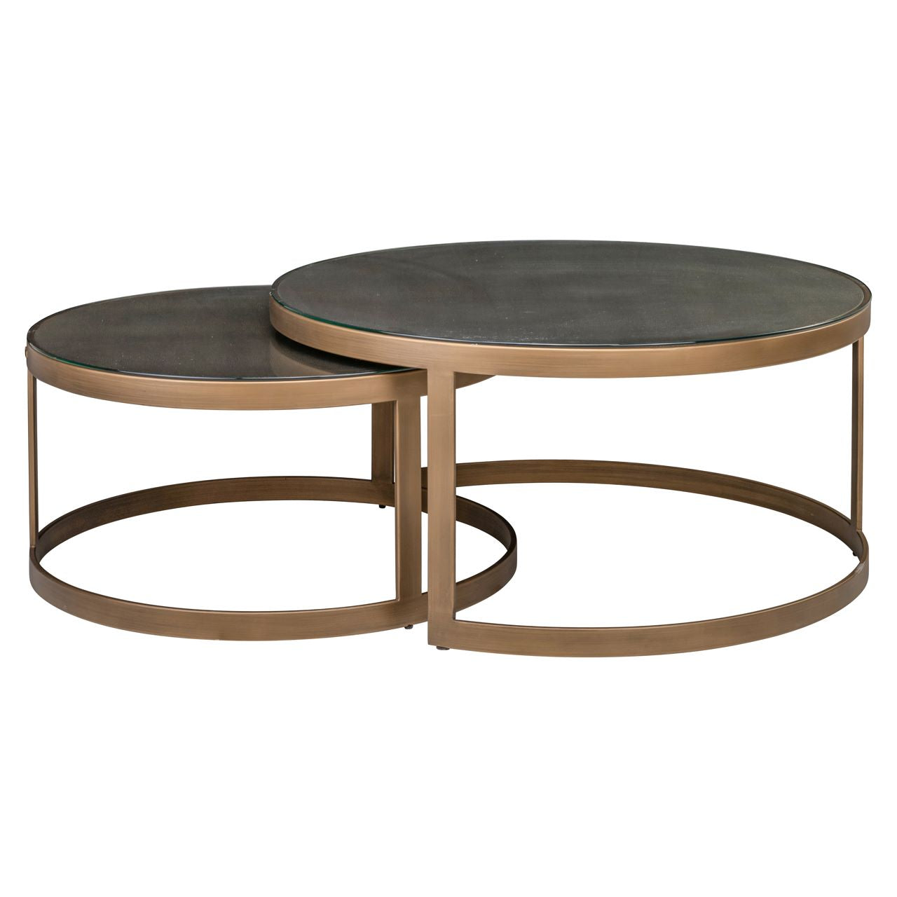 Richmond Interiors Couchtisch Set Bloomville Brass