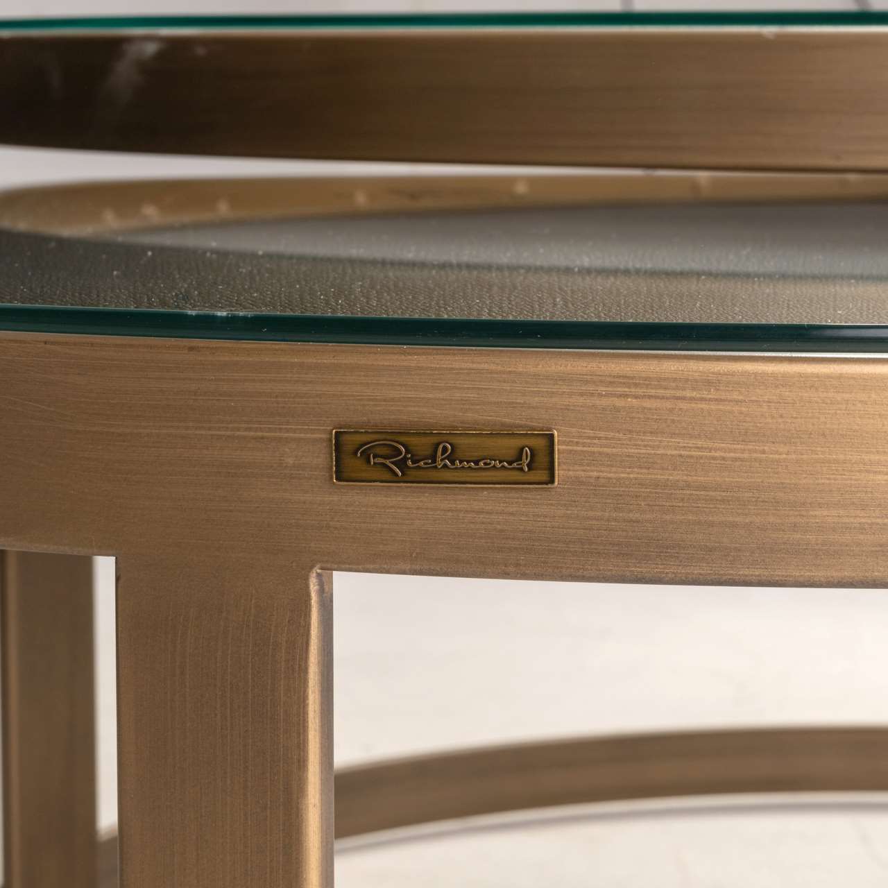 Richmond Interiors Couchtisch Set Bloomville Brass
