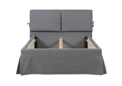 Bett skandinavisch mit Husse Noche von Furninova
