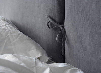 Bett skandinavisch mit Husse Noche von Furninova