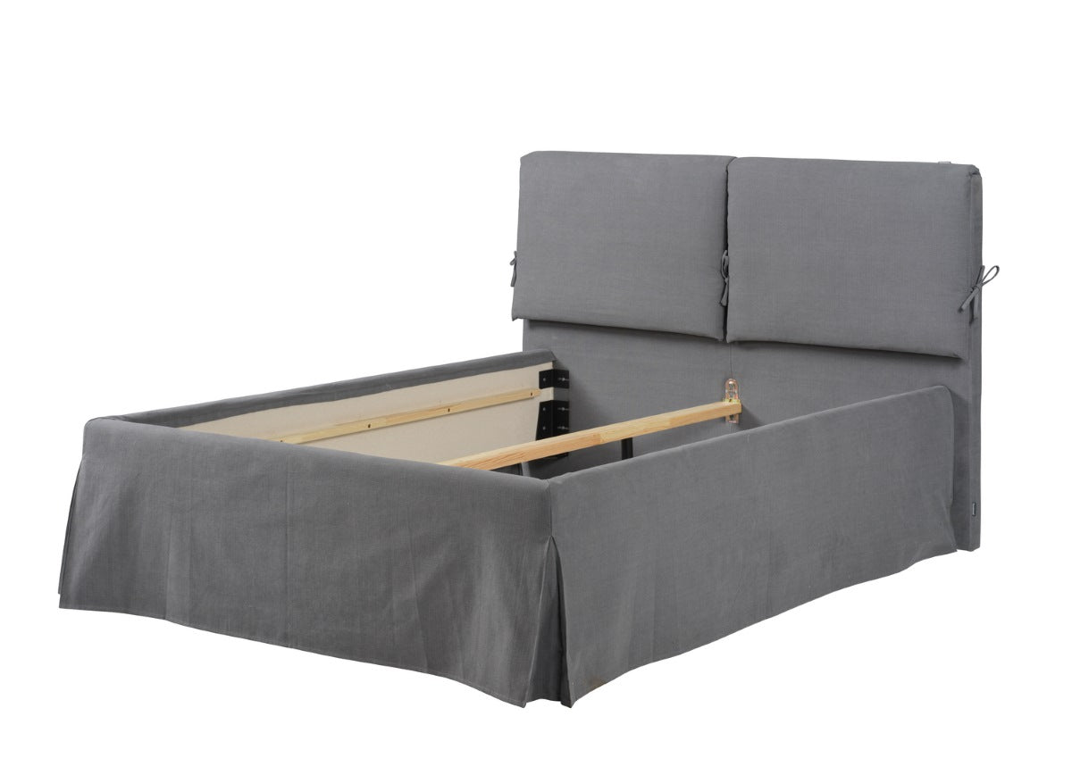Bett skandinavisch mit Husse Noche von Furninova