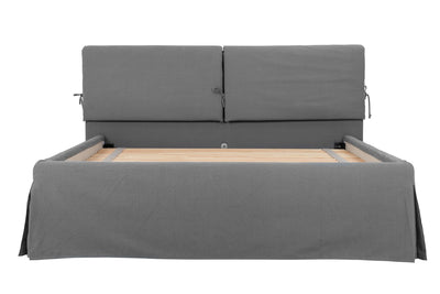 Bett skandinavisch mit Husse Noche von Furninova