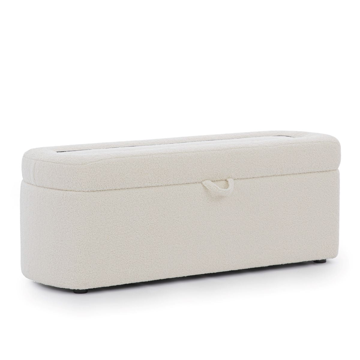 Design Polsterbett Nello mit organischem Kopfteil