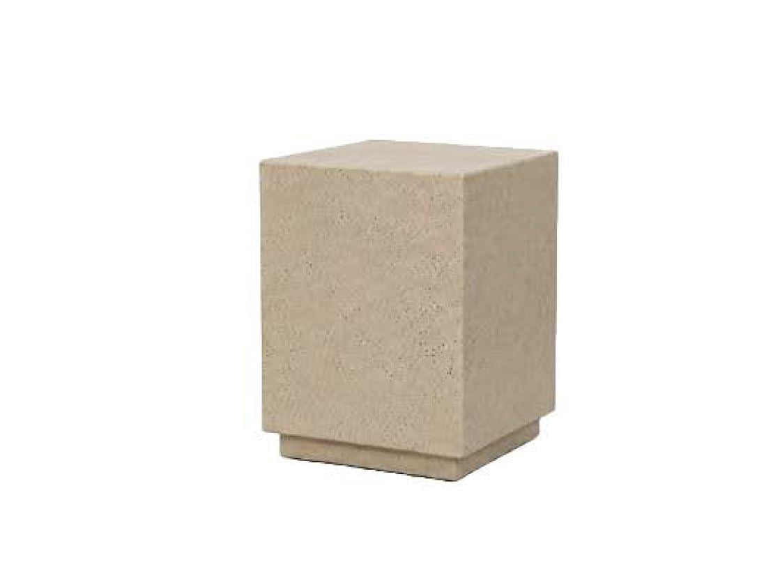 Japandi Couchtisch Travertin Optik
