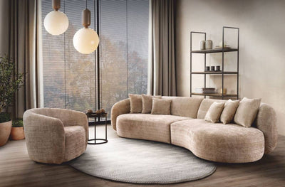 Clubsessel drehbar Trin von Primavera – Ansicht 3