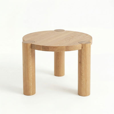 Couchtisch Eiche massiv rund Trika