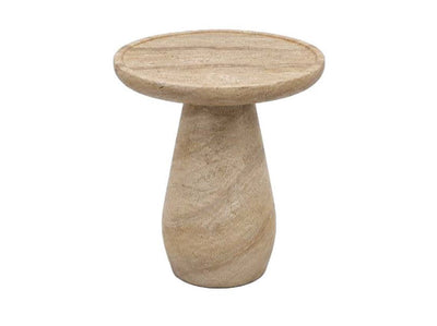Japandi Couchtisch Travertin Optik