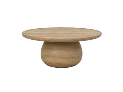 Japandi Couchtisch Travertin Optik