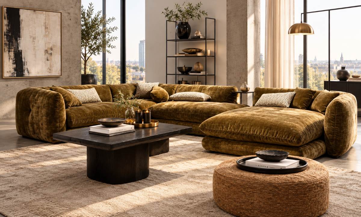 Knautschsofa modular Orbis von Primavera