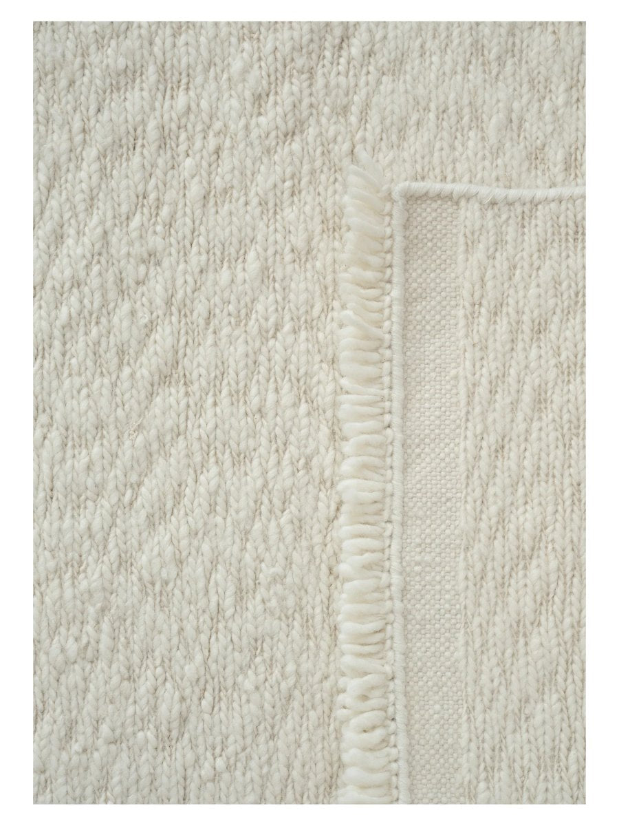 Linie Design Blonde Maze Teppich in Weiß
