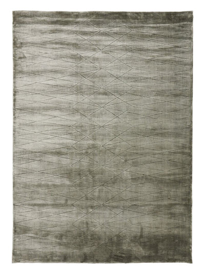 Linie Design Edge Teppich in Grün