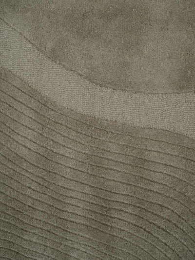 Linie Design Kindle Poetry Teppich in Grün