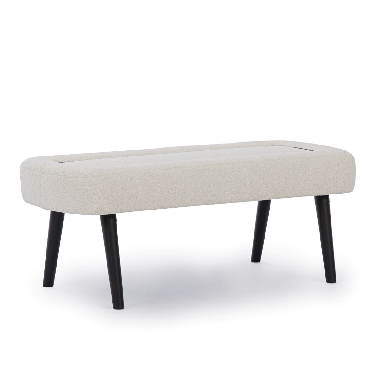 Design Polsterbett Nello mit organischem Kopfteil