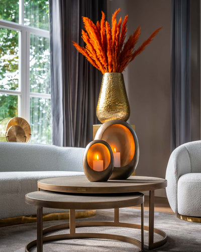 Richmond Interiors Couchtisch Set Bloomville Brass