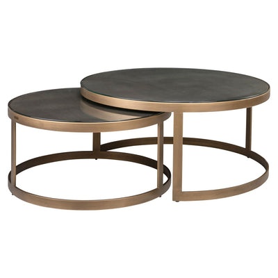 Richmond Interiors Couchtisch Set Bloomville Brass