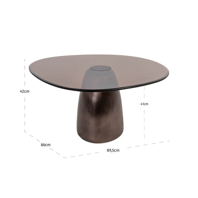 Richmond Interiors Couchtisch Hayden Bronze