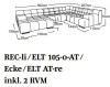 Temple REC-RE/ELT105-o-AT/Ecke/ ELT AT-RE 2RVM