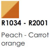 R1034-R2001 Peach- Carrot Orange