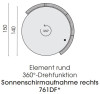 Isola OD Typ 761DF Schirmaufnahme RE