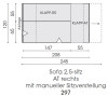 Akito 2,5 Sitz RE+2,5 Sitz RE