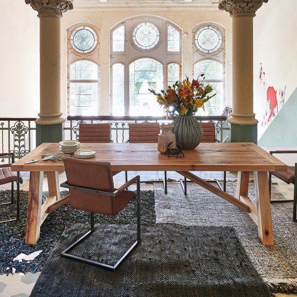 Esstisch Firenze Ausführung Rustic Oak Öl Finish