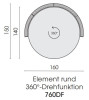Isola OD Typ 760DF drehbar